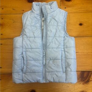 Birch & Stone Light Blue Puffer Vest Sherpa Lined | Girls Size 10